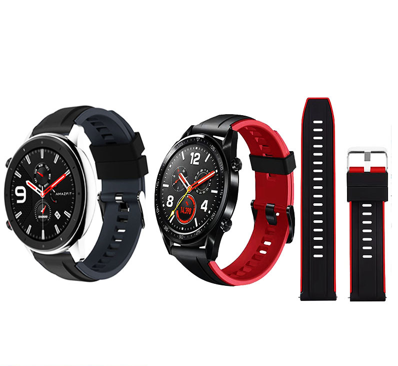 20MM 22MM Silicone Watch Strap For Huawei, Samsung